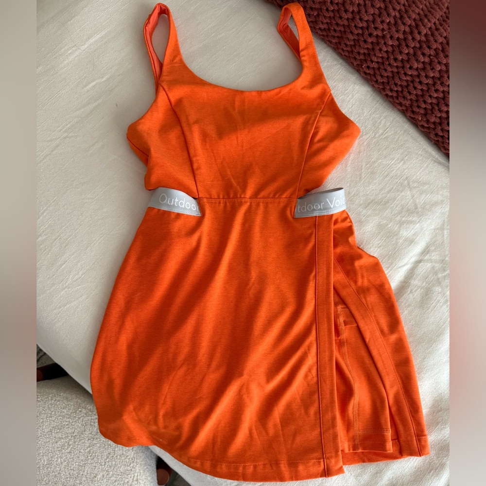 Outdoor Voices Women's Orange Athletic Dress
